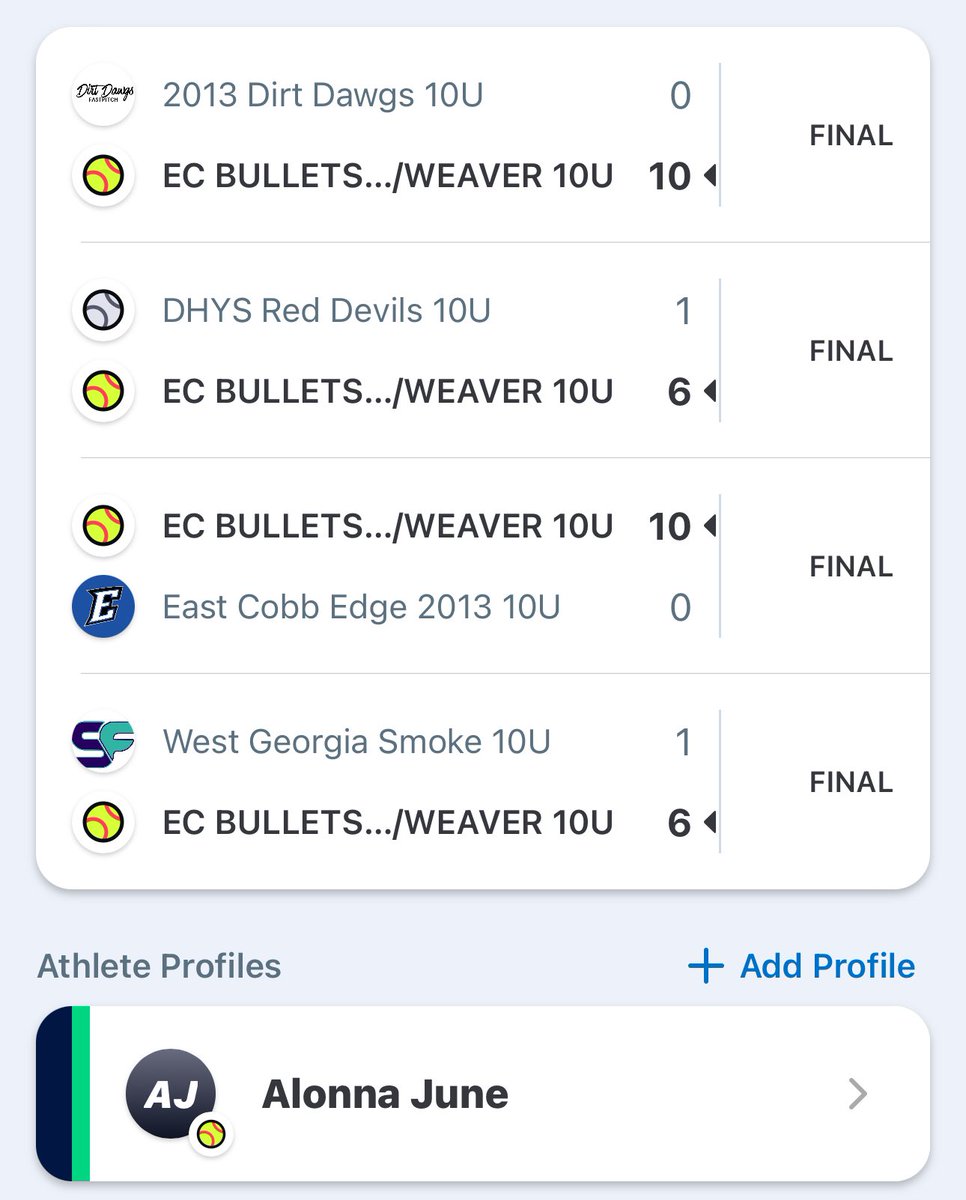 AlonnaJune's tweet image. We did it and brought home the gold 

GSA WORLD SERIES CHAMPS!! 
#onlyallowed2runsallday #34runsscored #ecbullets #rockstars