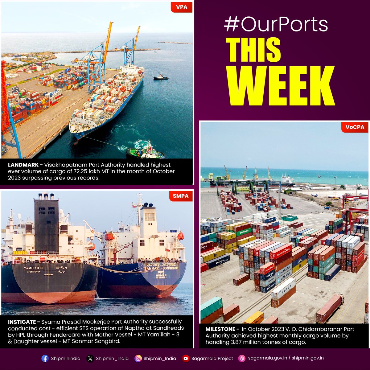 #OurPortsThisWeek