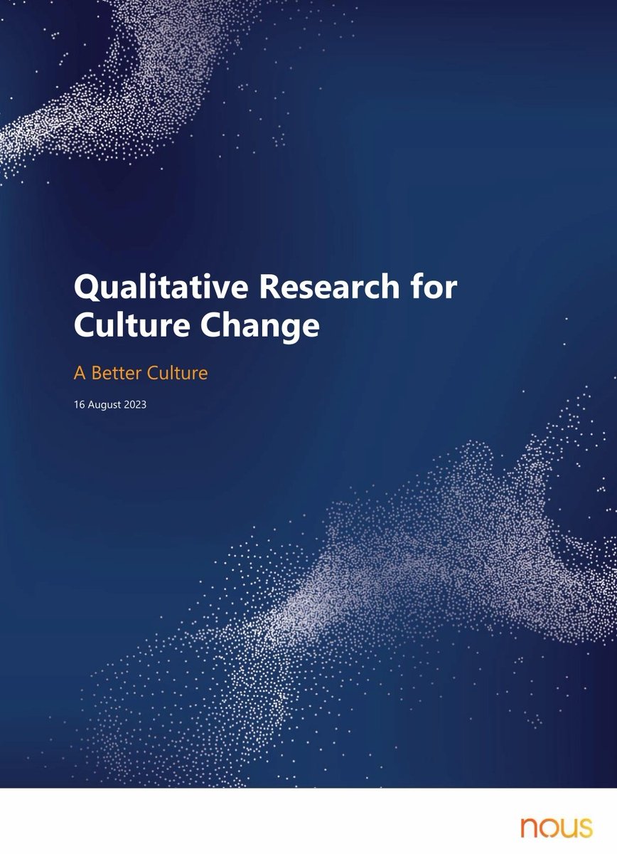 This report presents the findings of a study conducted in collaboration with @ABetterCulture w/ the support of @medManagerRACMA to learn how leaders in Australian hlthcare experience organisational cultural challenges and foster a better professional environment