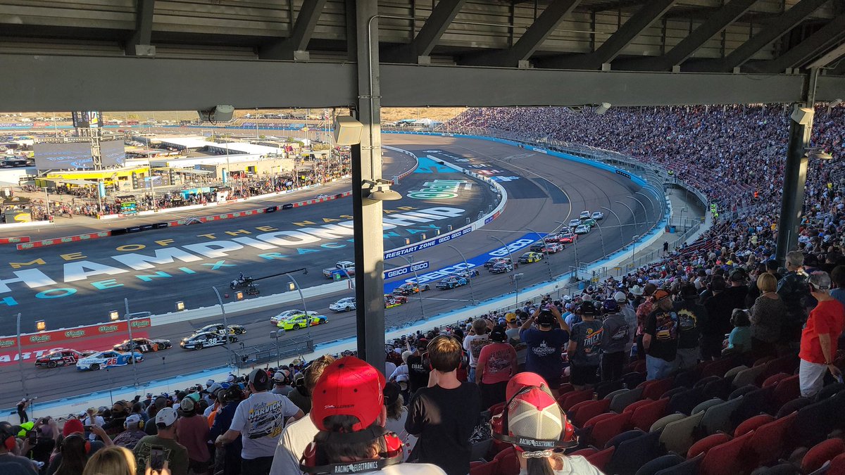 Hockey_NF_Mom's tweet photo. Some of the fun from tonight's @NASCAR_Xfinity #Championship4 race. @NASCAR 

#NASCAR #NASCAR75 #imwithTravis #alwaysracing #MoreNotLess https://t.co/tXhITQAznI