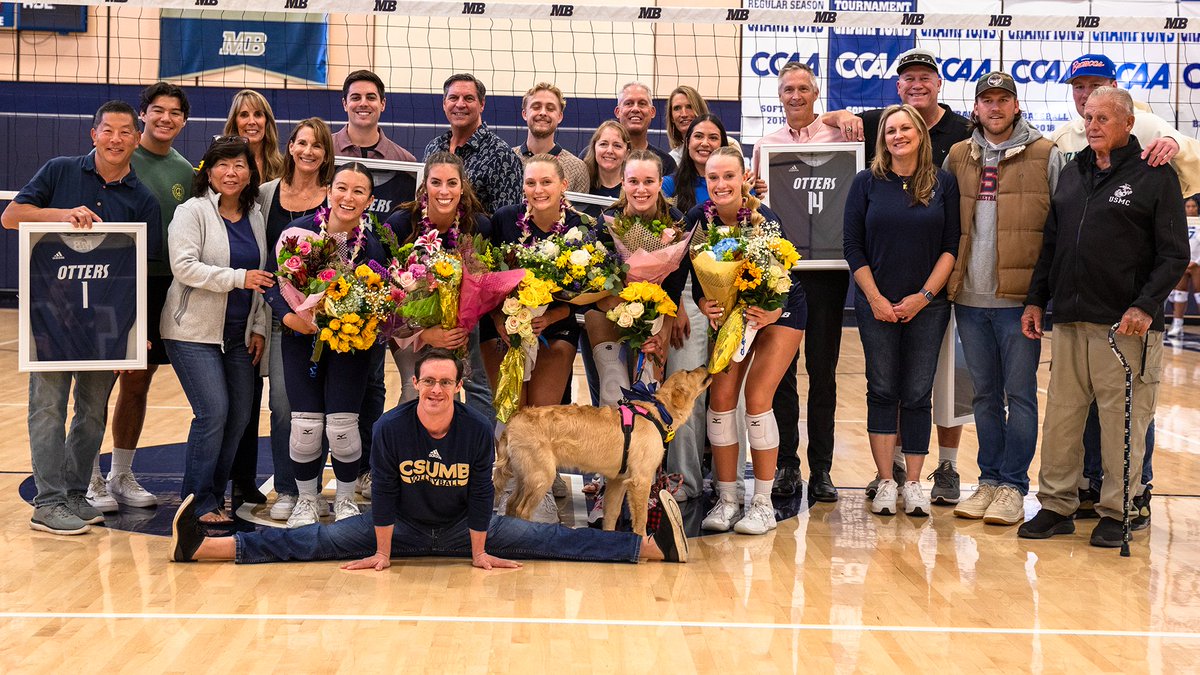 Seniors Play Well For <a href="/CSUMBvolleyball/">CSUMB Volleyball</a> In Tough Senior Night Match bit.ly/40FjYEp #WeAreMB