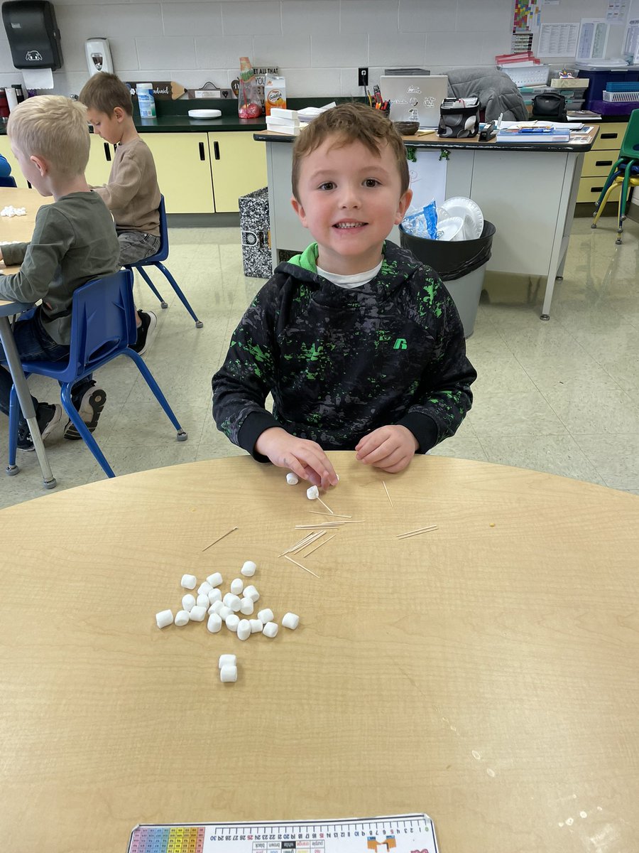 We had fun making 2D and 3D shapes with toothpicks and marshmallows on Fri! Lots of concentration and patience resulted in lots of smiles! #becomebelongbenorthern #mathisfun