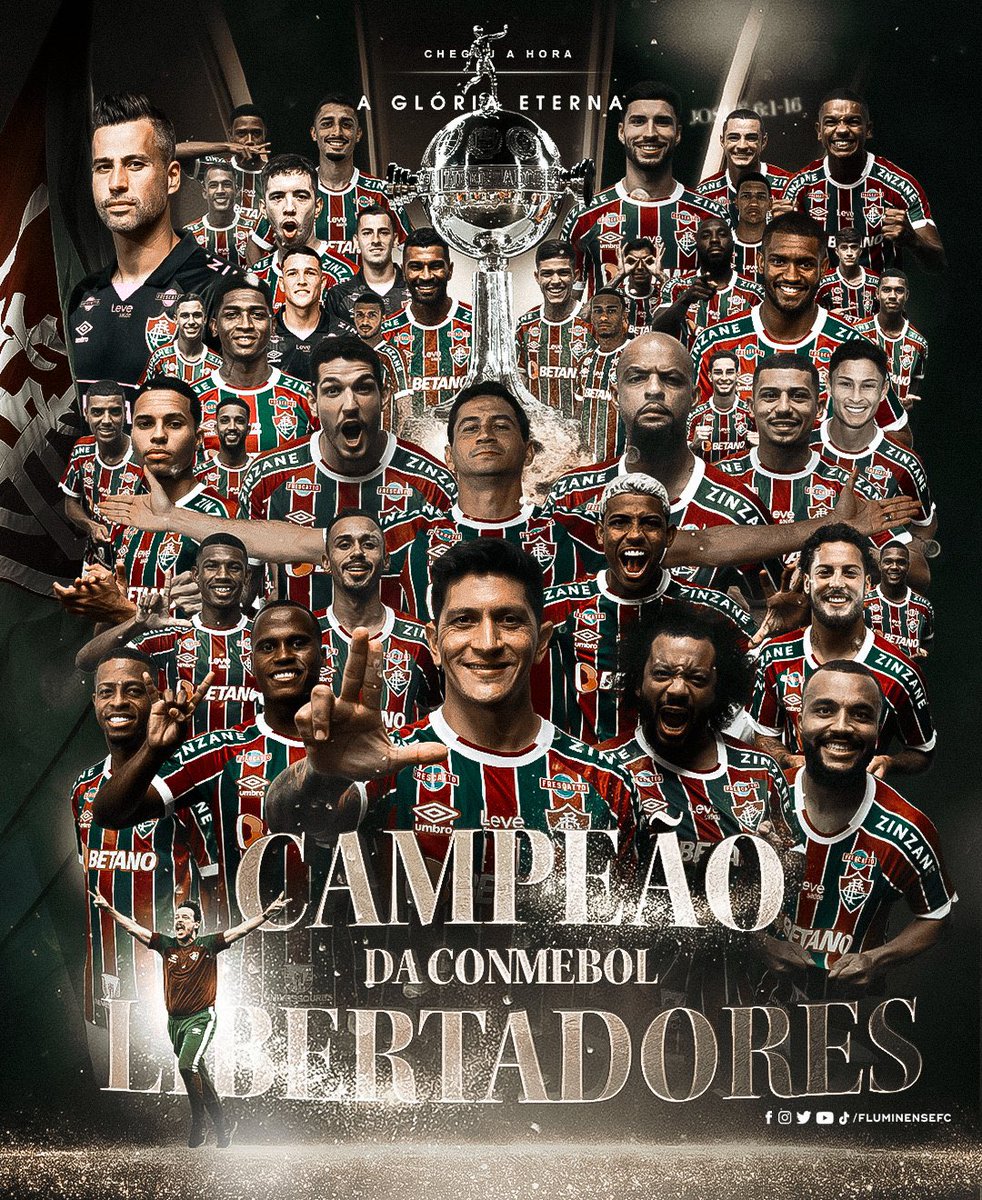 Otra lección de humildad, @FluminenseFC, campeón. ⚽️⚽️ 🏆 🏆

#CopaLibertadores2023