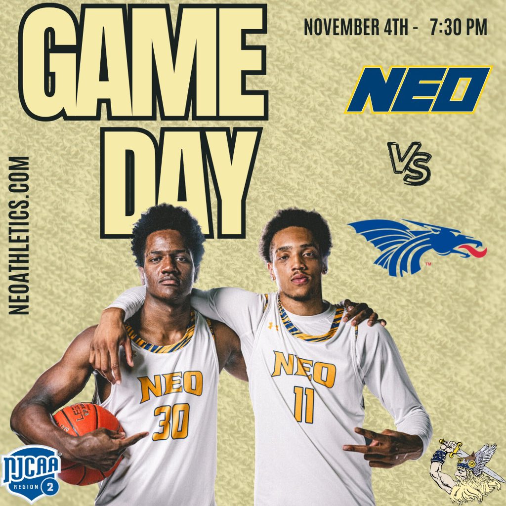 NEOMensBBall's tweet photo. GAME DAY!! 

🆚 Hutch 
📍 Hutchinson, KS
📺 https://t.co/8n0MImjxrl https://t.co/ptPEjs92Yi