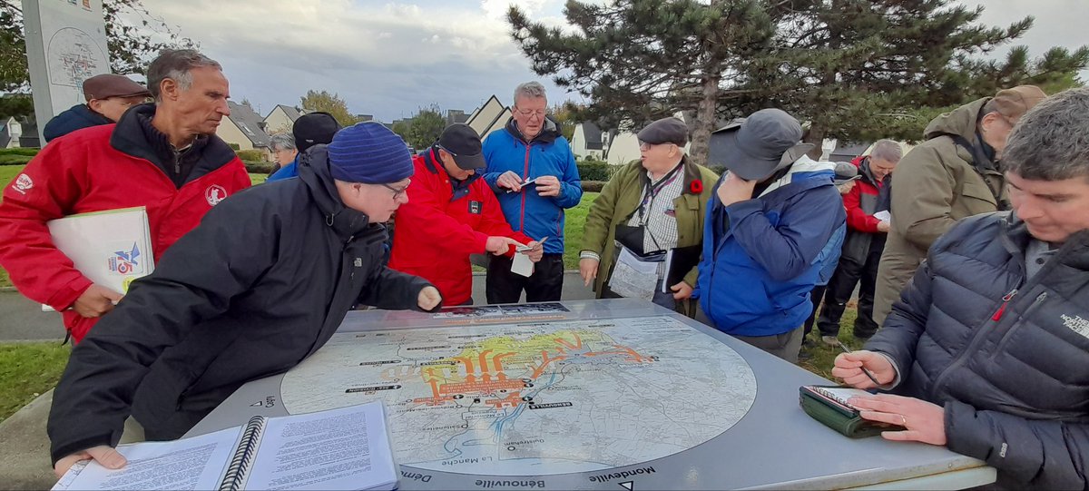 SimonMassey123's tweet photo. An amazing day at the Normandy @GuildofBG  Recce looking at particularly Operations Epsom and Goodwood. You cannot beat walking the ground as today's 'Stands' have been brought vividly to life by some Amazing Battlefield Guides. Many thanks to everyone who has made it possible. https://t.co/19vvXFbIAY