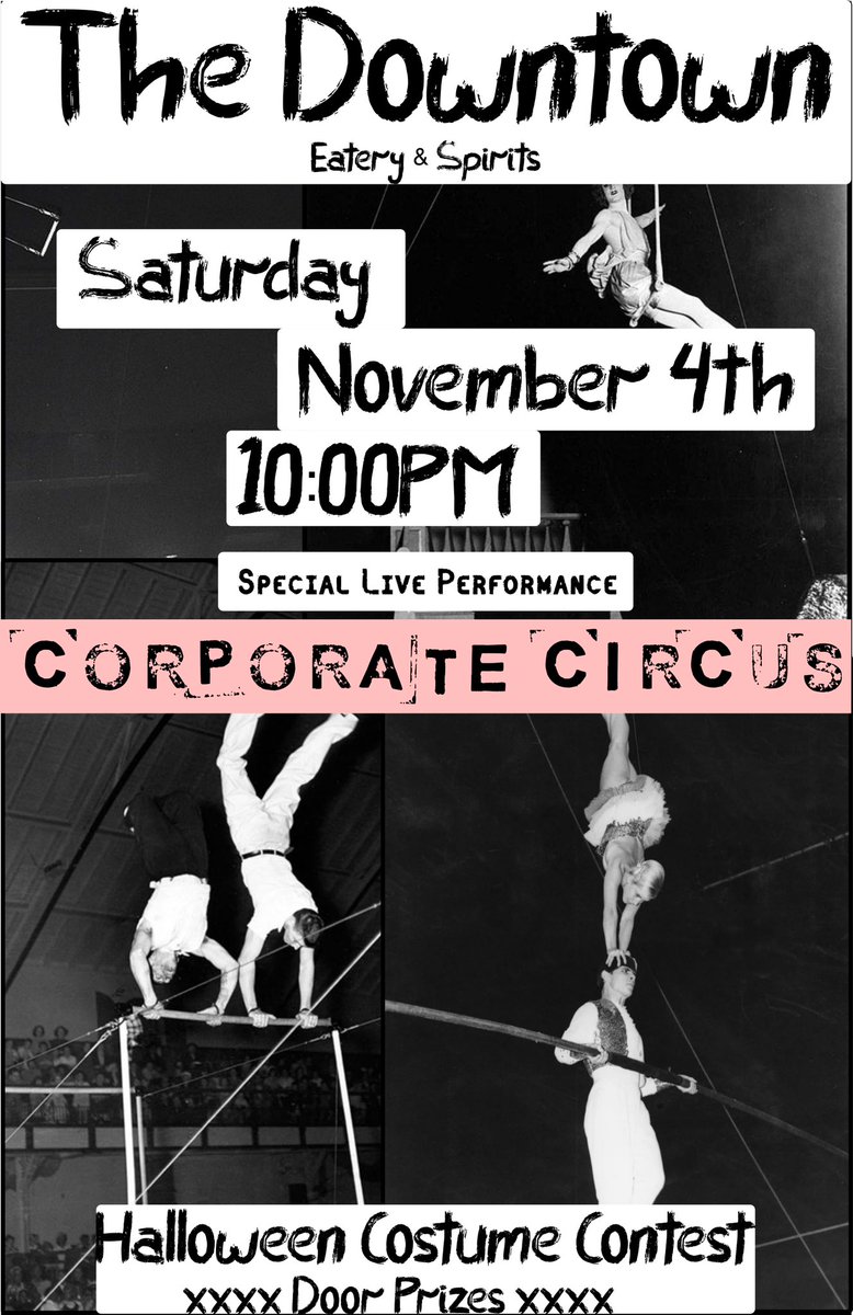Corporate Circus. #JoinTheCircus #BeAWhittness