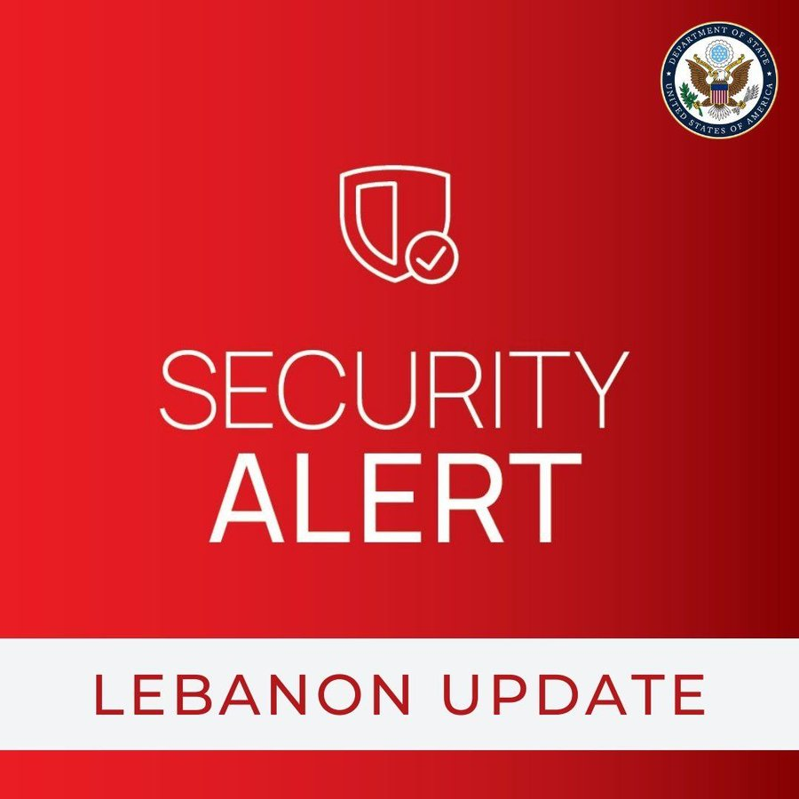 🇺🇸🇱🇧🚨‼️#BREAKING:U.S. ALERT FOR LEBANON: The State Dept advises U.S. citizens in Lebanon to leave immediately amid the unpredictable security situation. Have a  crisis plan independent of U.S. government assistance. #Lebanon #USAlert #Security #Evacuation  #StaySafe