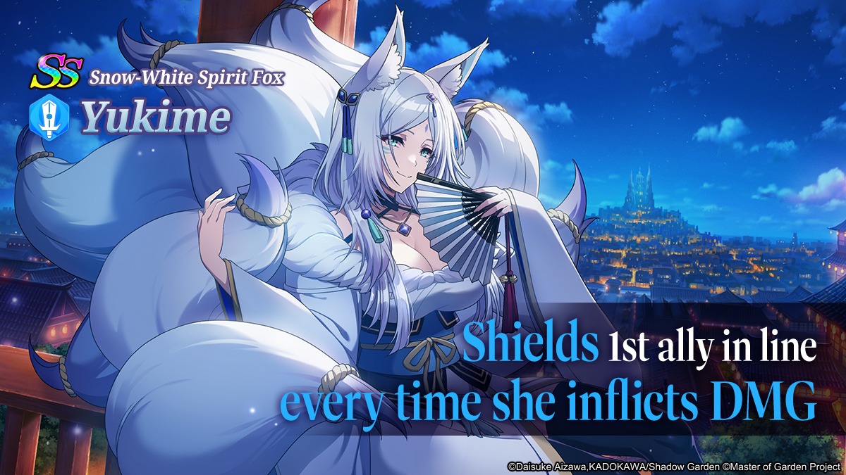 Shield the 1st ally in line every time you deal damage with Snow