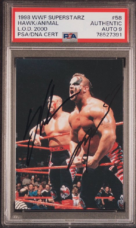 The Legion of Doom 
1998 WWF Superstarz
Hawk/Animal ✍️
#Legionofdoom