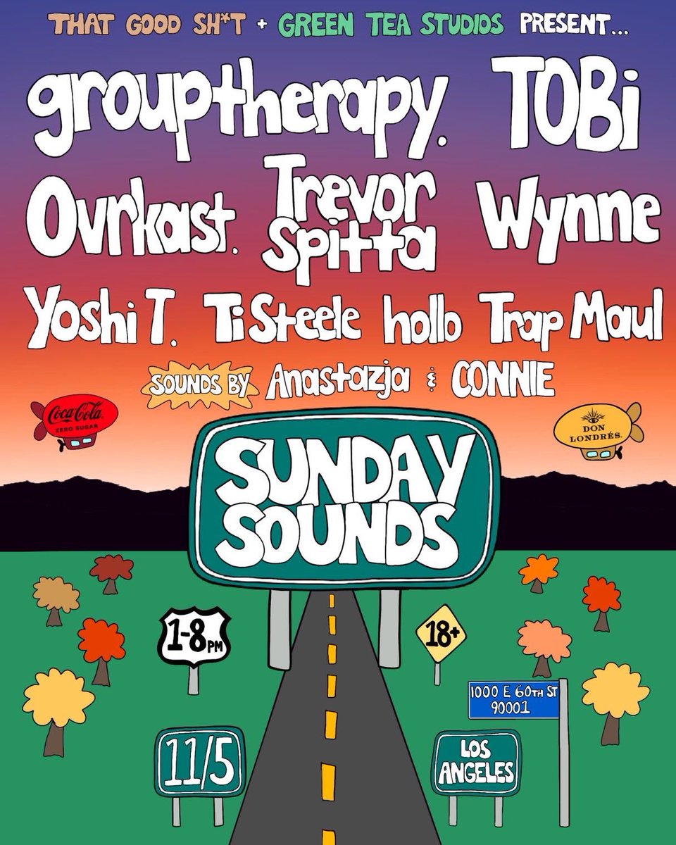 SUNDAY SOUNDS IS TOMORROW

THE BEST UNDERGROUND MUSIC EVENT IN LOS ANGELES

SHARE THIS + SPREAD THE WORD🫂