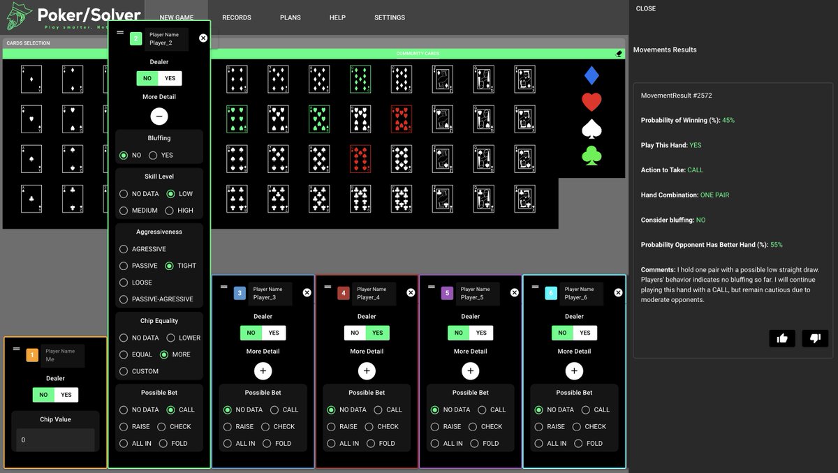 Poker/Solver coming next week. The most powerful solver in the world, in real time.

Poker/Solver llegará la próxima semana. El solucionador más potente del mundo, en tiempo real.
