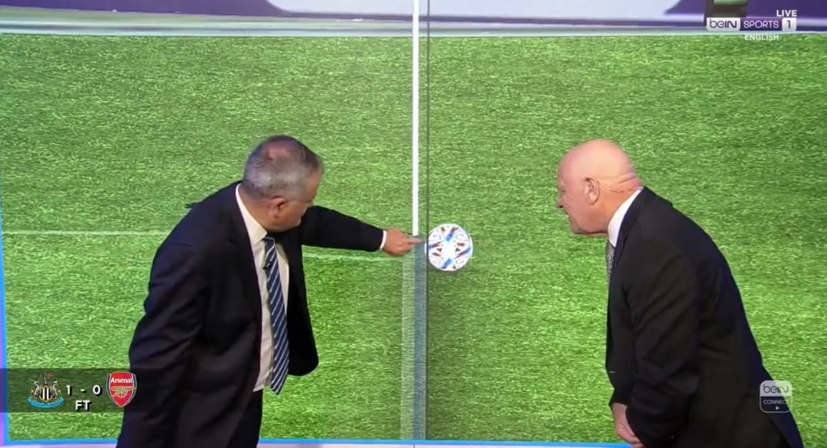 AntArthur's tweet photo. @_abochie @talkSPORT It officially WASN’T out https://t.co/rvMuffKrn3
