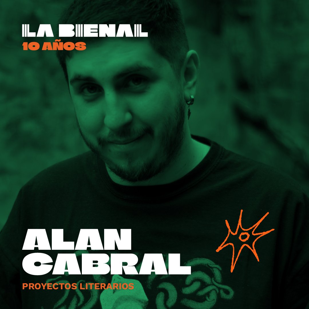 LaBienalBA's tweet photo. Estxs son lxs ganadores de las Convocatorias Especiales 💥

Alan Cabral (Lanús, 1995) es Licenciado y Profesor en Letras. Estudió dramaturgia, poesía y guión.  Es uno de lxs 7 ganadorxs de Proyectos Literarios con Lengua Paterna.

¡Felicitaciones! ✍️ #LaBienal10Años https://t.co/Ww7J6zm5JM