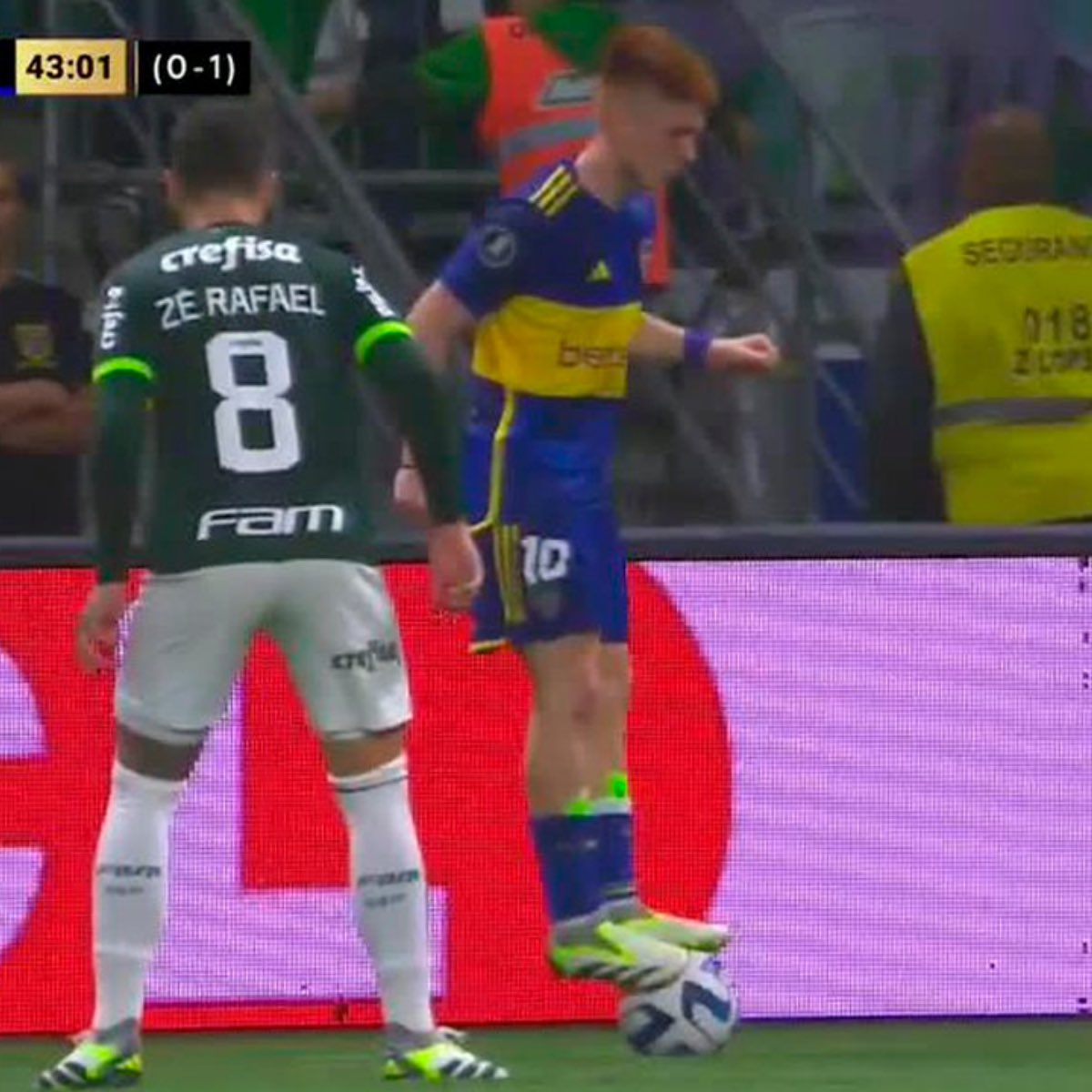 Diría un gran poeta enzo perez : pisala ahora cagon