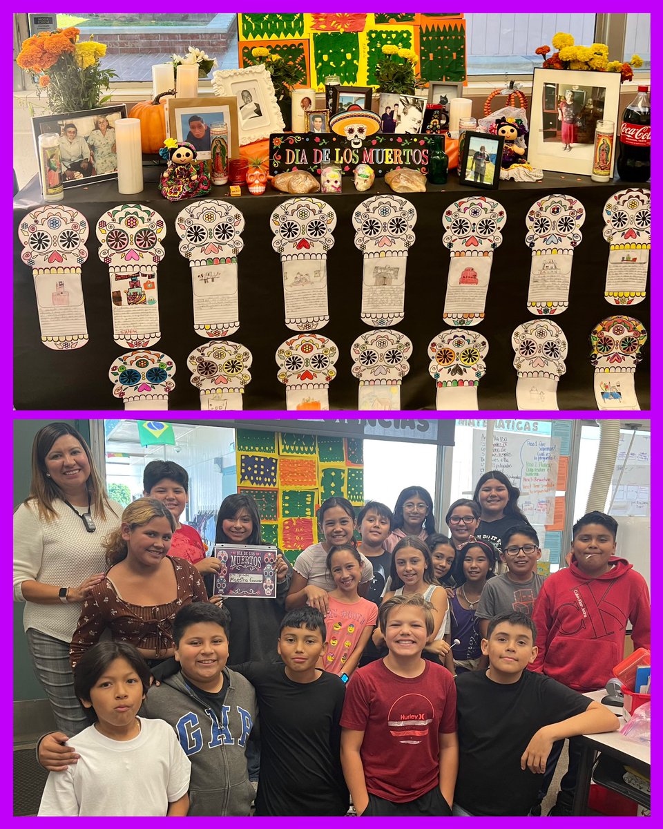 WillmoreWSD's tweet image. Congratulations to Maestra Gonzalez’s 5th graders for winning Willmore’s ofrenda contest! Take a look at all of the ofrendas displayed in classrooms to celebrate #DiadelosMuertos. #dualimmersion #dualimmersionprogram @westminstersd @wsd_onthemove
