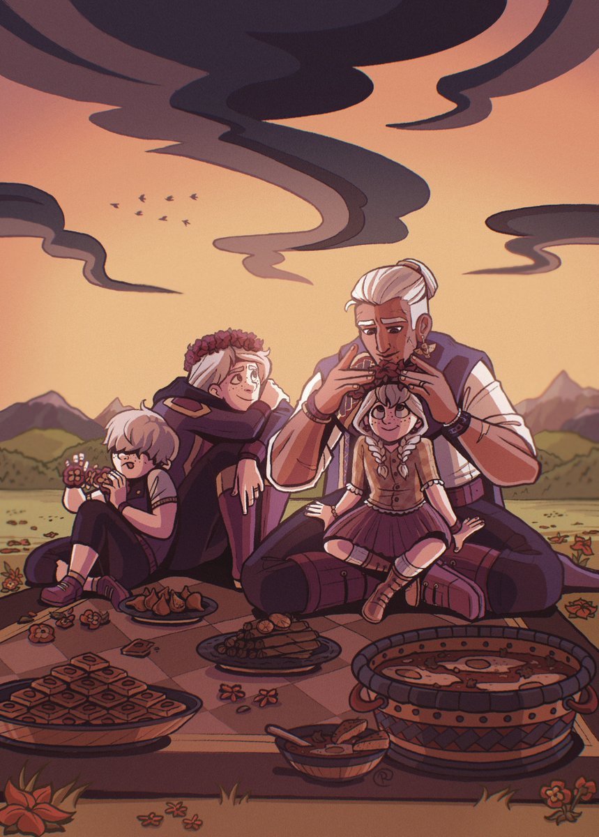 rem0sss's tweet photo. wooo i can finally share my piece for @AshedueCookbook !! leftover sales are open now, go check it out if you missed it- the recipes are so kickass 👌👌👌
#fe3h https://t.co/ZSdldGxhfL