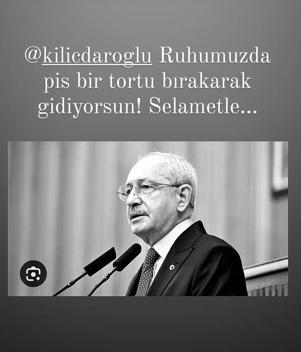 volkson's tweet photo. @kilicdarogluk Selametle!!! https://t.co/Rjmj3y53cu
