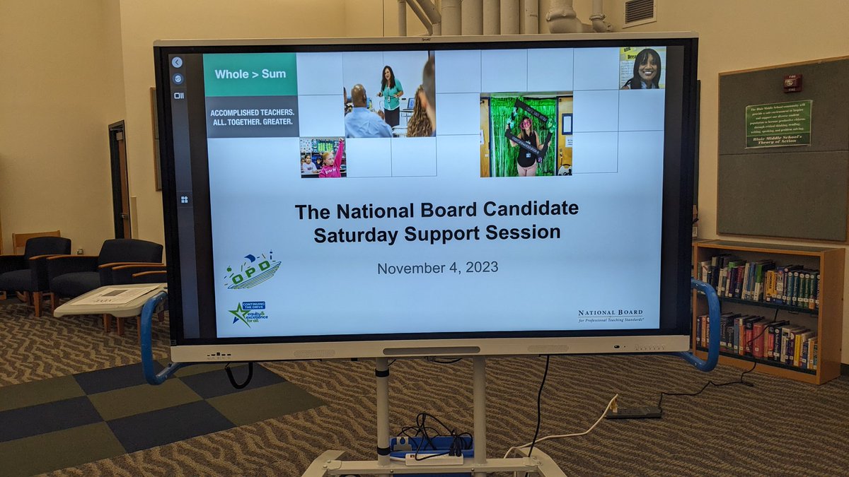 MrSiverioPD's tweet photo. Our Quarter 1 NBCT Candidate Support session! Thank you @BlairClippers for hosting! We are excited to support NBCT Candidates through their journey! @NPSchools_VA #ContinueTheDrive #NBCT #Education #NoMatterWhat https://t.co/zSAkiGX64i