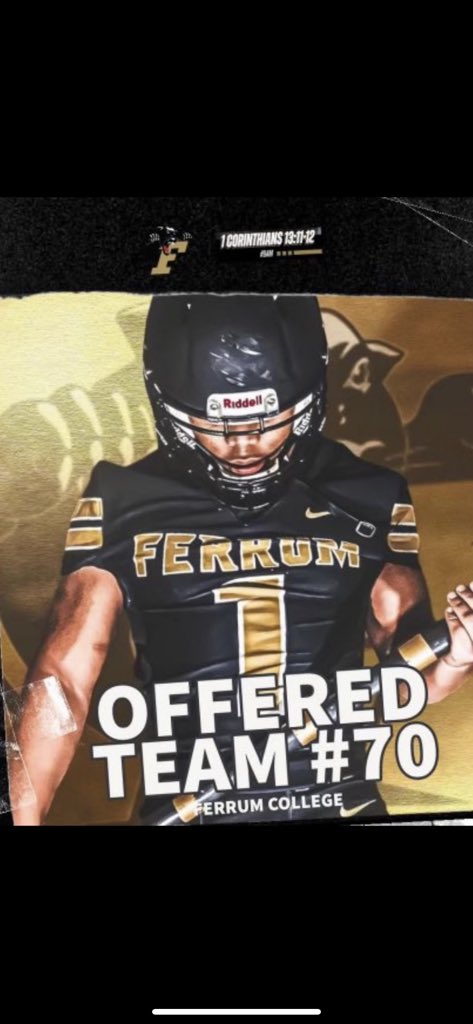 Jack Baker (@bakerjack56) on Twitter photo I am beyond blessed to say that I have received my first official offer from Ferrum College!! <a href="/FerrumFootball/">Ferrum Football</a> <a href="/coach_J_Santi/">Jesse Santiago</a> <a href="/_CoachTurnerFC/">Jack Turner</a> <a href="/coachj_rhodes/">Coach J. Rhodes</a> <a href="/LionscoachPrice/">Todd Price</a> <a href="/coachmoker/">Mark Moker</a> I am beyond blessed to say that I have received my first official offer from Ferrum College!! <a href="/FerrumFootball/">Ferrum Football</a> <a href="/coach_J_Santi/">Jesse Santiago</a> <a href="/_CoachTurnerFC/">Jack Turner</a> <a href="/coachj_rhodes/">Coach J. Rhodes</a> <a href="/LionscoachPrice/">Todd Price</a> <a href="/coachmoker/">Mark Moker</a>
