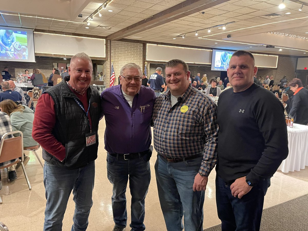 Awesome turnout for the Firemen Steak Fry Fundraiser…including these four awesome Gentlemen all running for office this Tuesday…Jeff Lucas…. Gary Howell and Greg Drew…. how blessed Vermilion is to have these four outstanding gentlemen, running for public office.!!!!