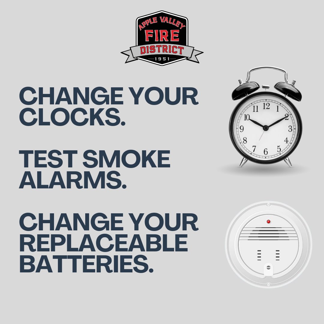 AVFPD's tweet image. The Apple Valley Fire Protection District wants to remind you…