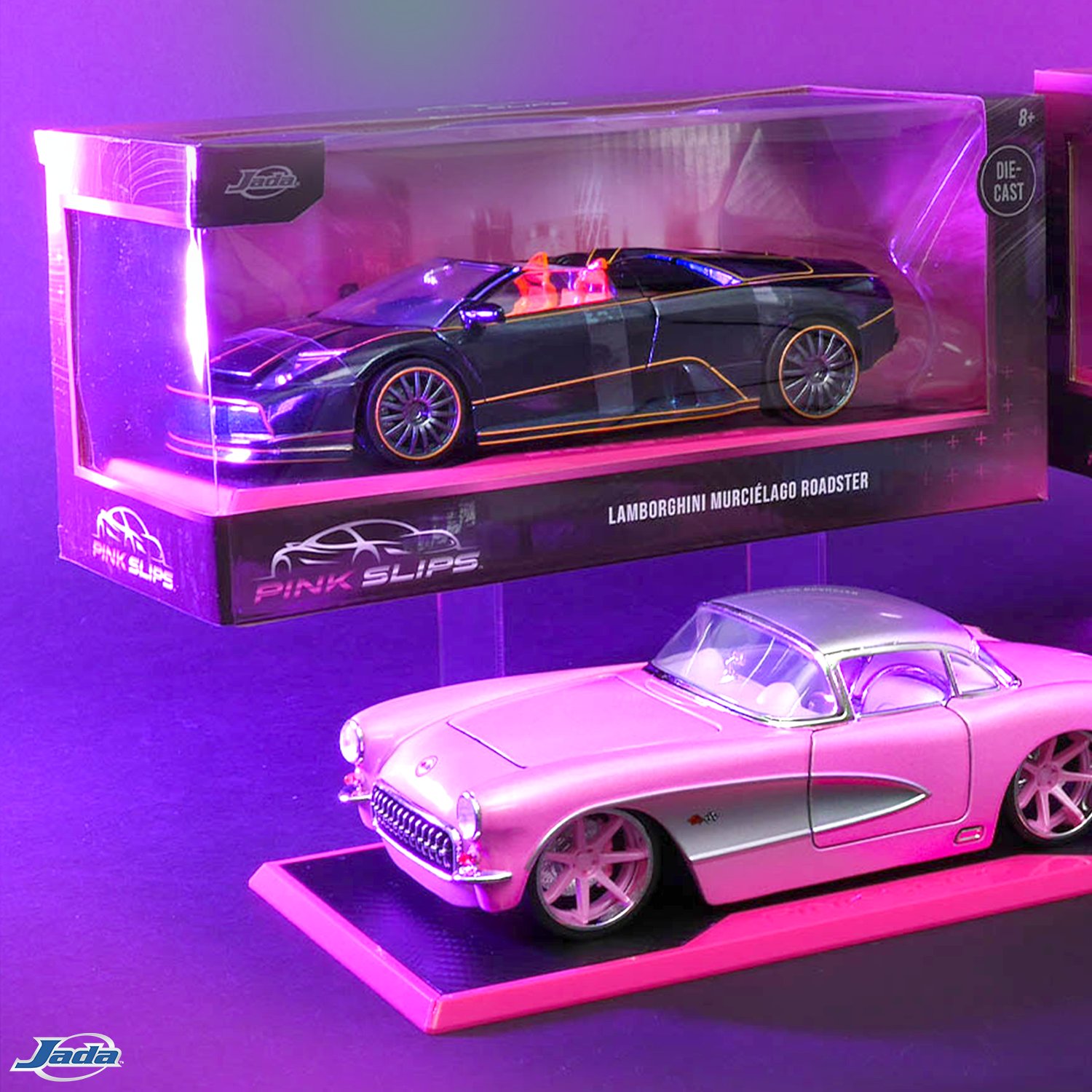 菊*郎様 JADA PINK SLIPS ジャダ　ランボルギーニ　アヴェンタドー Jada 1:24 Pink Slips Lamborghini Aventador SV Purple Diecast