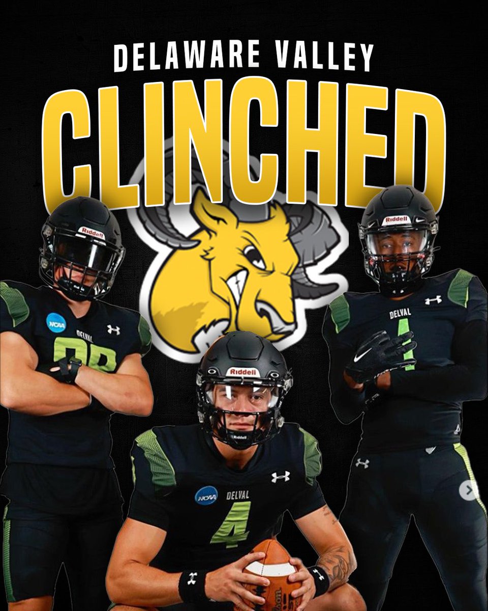 Did someone say 𝙎𝙄𝙓 𝙎𝙏𝙍𝘼𝙄𝙂𝙃𝙏 🤔

<a href="/DVUfootball/">Delaware Valley University Football</a> takes it’s 6️⃣th consecutive <a href="/gomacsports/">MAC</a> title in a dominant 28-6 win over Misericordia