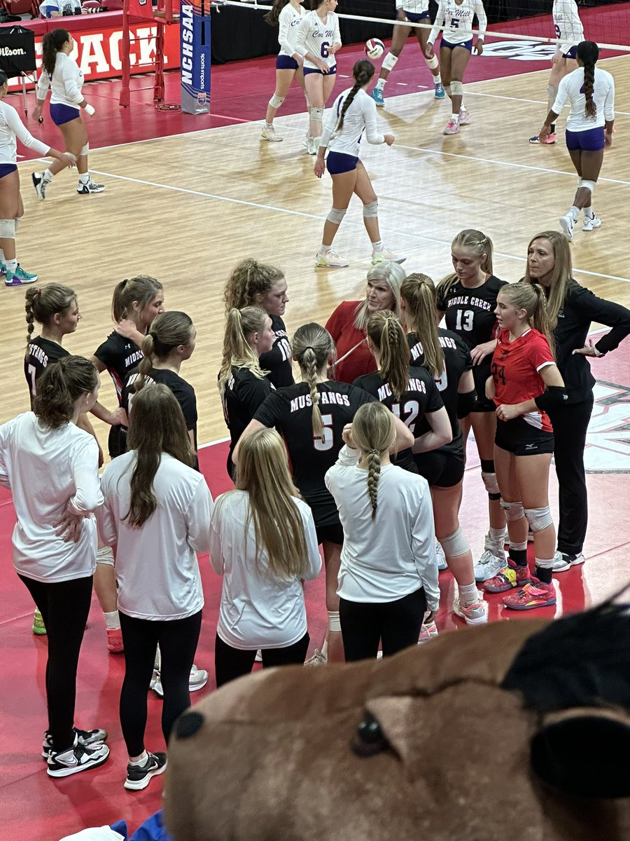 Good luck to the Mustang Volleyball team and Coach Scoggins!!!