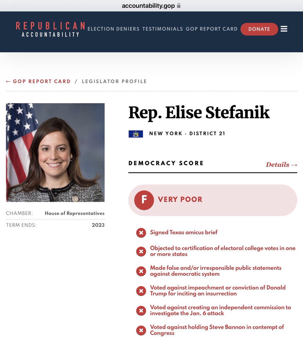 jeanne_panz's tweet photo. @EliseStefanik "I swear by God this holy oath, that I, @EliseStefanik, will render unconditional obedience to the leader of the Republican Party, Donald Trump, Supreme Commander of the Mar-a-Lago buffet line, and that I am ready, to risk my dignity at any time for this oath." https://t.co/u4QjkJ876Q