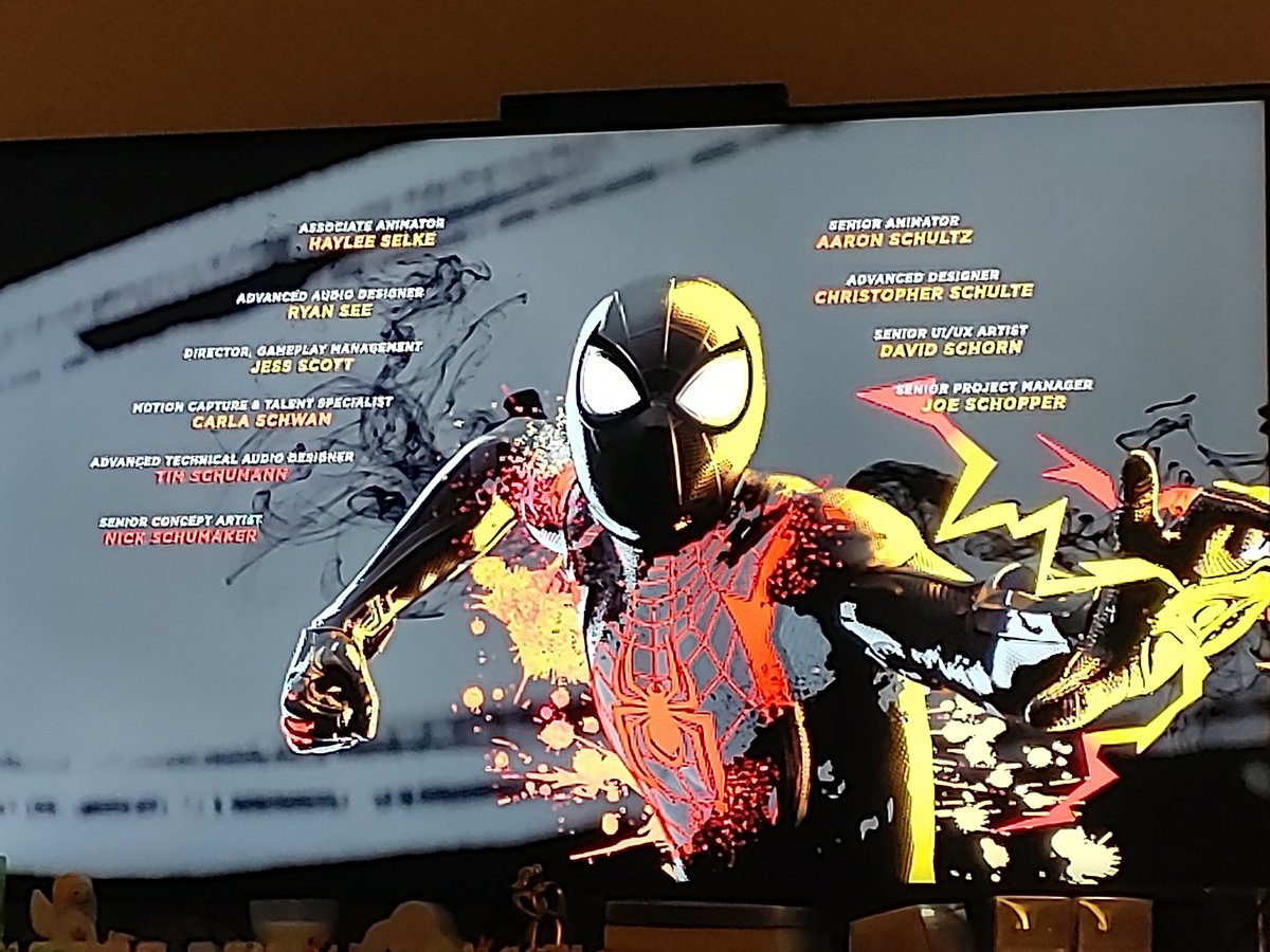 Abspann läuft, war ganz nett aber leider nicht so gut wie teil 1 #SpiderMan2 #ps5 #Marvel