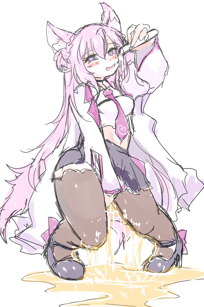 ピンクこよーて💛
30分くらいでラフ描いてみた。清書するかは不明 