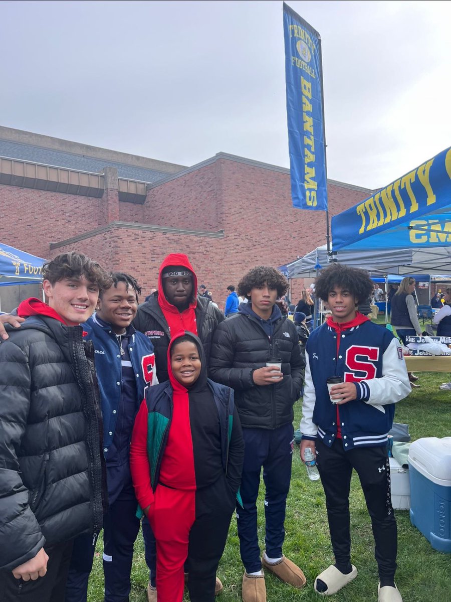 I had a great time visiting <a href="/TrinCollFB/">Trinity College Football</a> with a few of my teammates today and watched their game, thank you <a href="/CoachDevanney/">Jeff Devanney</a> <a href="/_coachdwilliams/">Denver Williams</a> <a href="/CoachSimmonsC/">Chris Simmons</a> I appreciate it!!!

<a href="/TommyCottrell13/">Tommy Cottrell</a> <a href="/LorenzoR2006/">Lorenzo Robinson NCAA ID# 2311171716</a> <a href="/DarisonHooper6/">Darison Hooper</a> <a href="/Troystory221/">Troy A. Worrell</a> <a href="/StepinacSports/">Stepinac Athletics</a> <a href="/StepinacMSG/">Stepinac MSG Varsity</a> <a href="/StepinacHS/">Archbishop Stepinac High School</a>