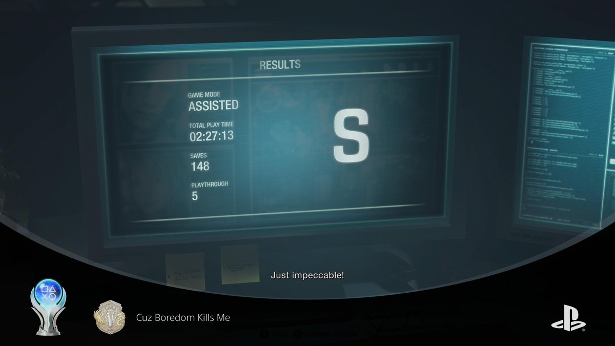 Survivor9th's tweet photo. Resident Evil 4
Cuz Boredom Kills Me (PLATINUM)
#PlayStationTrophy
#RE4  #PS5Share, #ResidentEvil4 https://t.co/W3Lhex4gj1