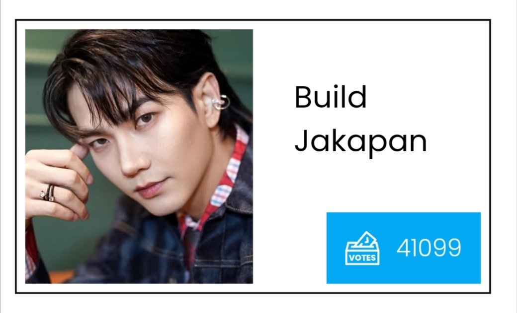 LLAMADO A VOTAR VIA WEB 💙

 ➡️netizensreport.com/vote-asian-cel…

Voto web es el 40% del total:
🎟️ Web 2 x 12 hrs 
🆘Puesto: 4️⃣
➡️Cierre:15/12/23 

I vote <a href="/JakeB4rever/">BIU.</a> 

#NETIZENSREPORT #BuildJakapan for Asian Celebrity of the Year #ACOTY2023 #ACOTY2023ΒuildJakapan  <a href="/thenreport/">The Netizens Choice Magazine</a>