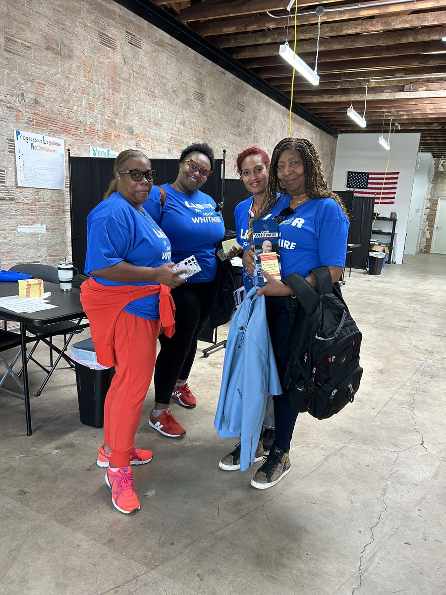 whitmire_john's tweet image. So thankful to my friends and supporters from HOPE Local 123 for a Day of Action for our campaign. Our great municipal employees keep our city running–from picking up garbage to paving streets and more. If I am fortunate enough to be your mayor, I will have your backs and provide…