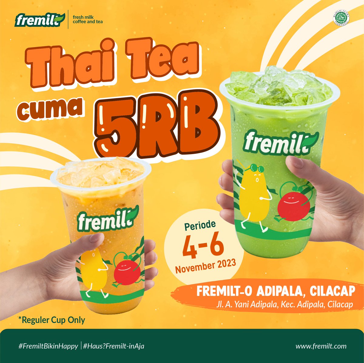 Info promo hari ini fren!! Fremilt fren Cilacap merapattt yukk #promofremilt #promocilacap
