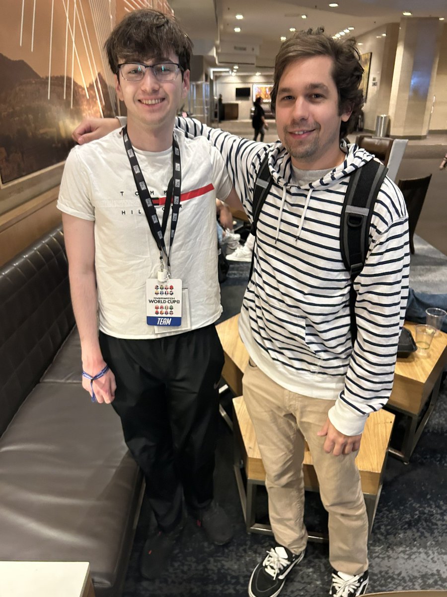 Getting athletic at Hilton lobby <a href="/supertf/">Matthew DeLisi</a>