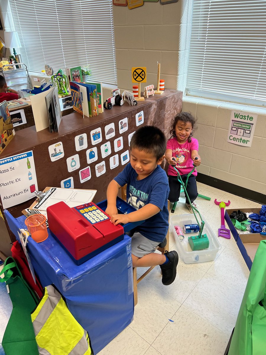 Tried out a new room transformation these past two week. We had so much fun playing and learning with our recycling unit. <a href="/jamie_preK/">Jamie</a> <a href="/JCElem_RCS/">JohnColemonElementary</a>