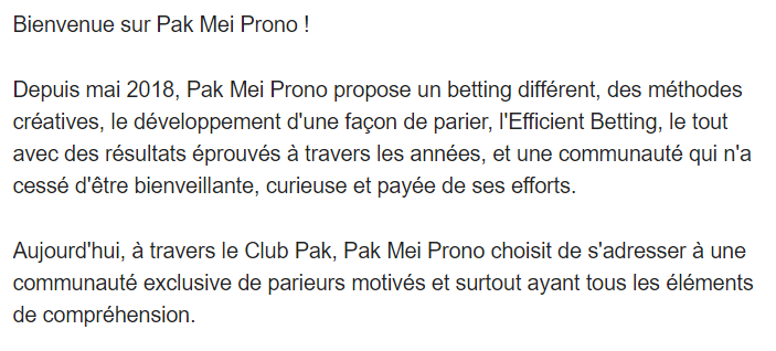 PakMeiProno's tweet photo. Bienvenue !
Comment fonctionne ce compte ?
C'est quoi le Club Pak ?
🎯 Rejoindre le Club Pak
https://t.co/Kn9lgYj95T https://t.co/aUCttG4yFZ