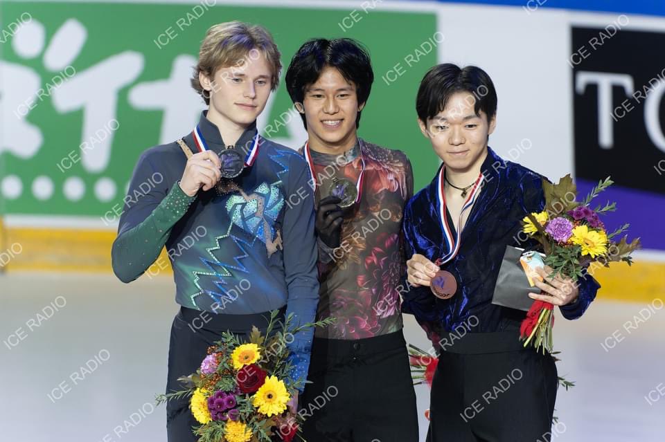 JannickStute's tweet photo. Patinage Artistique - Grand Prix de France - Angers 
Très belle victoire d’Adam Siao Him
Fa face à Ila Malinin (Americain) et au japonais Yüna Kagiyama.
La Marseillaise a retenti une nouvelle fois à Anvers. 
@VilledeNice @cestrosi @MaRegionSud @CDOS06 https://t.co/87FUnH53tx