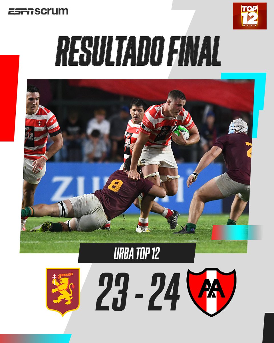 ScrumESPN's tweet photo. 🔴⚪💪🏻 ¡@aalumni es el primer finalista del #URBATop12 Copa Star+! Tras un partido muy parejo, el conjunto de Tortuguitas venció por un ajustado 24-23 a @clubnewman y va por el título en el certamen porteño.

📸 ProFocus

#ESPNenStarPlus https://t.co/ARkC4G6nVh