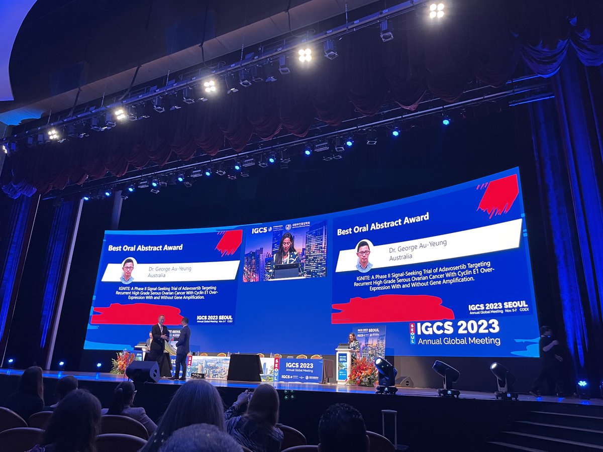 Congratulations to #IGCS #Award recipients for their impactful abstracts #IGCS2023 collective goal to conquer #GynCancer Globally