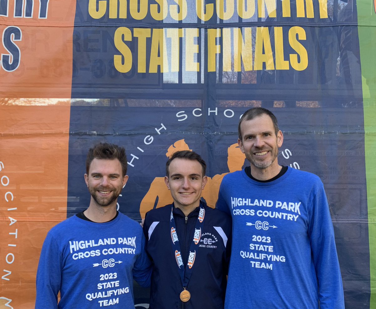 HPRunning's tweet photo. So proud of these boys! 10th place as a team at the IHSA State Cross Country Meet. Nate Wehner All-State! @HPHS_Athletics https://t.co/jFDCwHix27