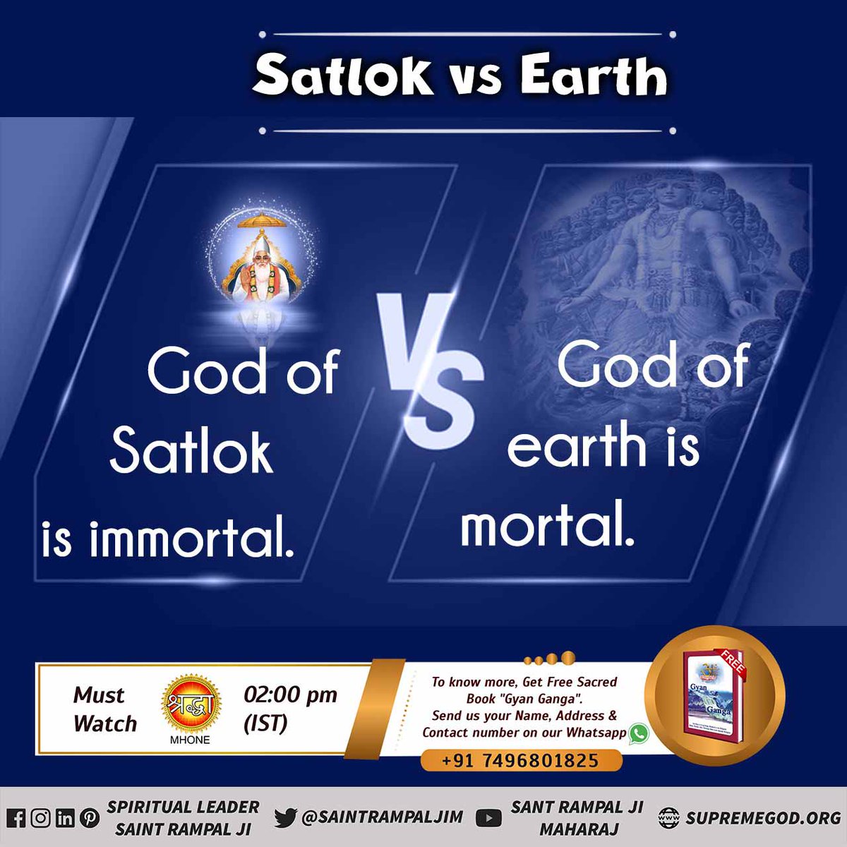 #SundayMotivation 
#GodMorningSunday 
#KaalLok_Vs_Satlok

💯💯👇🏻👇🏻
Visit Satlok Ashram Youtube channel for more info watch Sadhna TV 7:30pm.
#Satlok
#SatlokAshram

Sant Rampal Ji Maharaj🙏