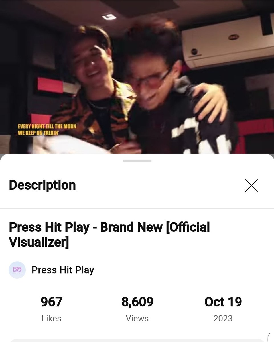 Sweetierrific25's tweet image. Help us reach our 50K goal... Now Road to 9K 🎉 let&apos;s do this - let&apos;s keep on streaming Brand New 💛 

🔗linksalad.net/ySROqnUUhH

🔗 youtu.be/q-jEJ6lrhj0?si

#Press_Hit_Play
#PHP_BrandNew 
@PressHitPlay