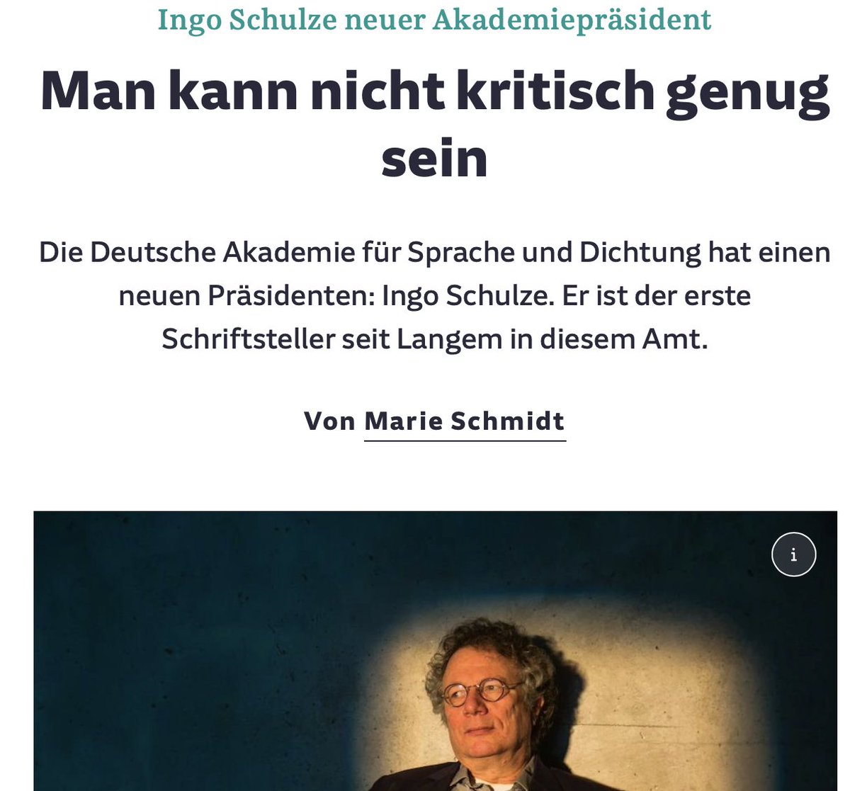 Anti-ukrainischer "Russland-Versteher" (=Putin-Verteidiger) ist neuer Präsident der Deutschen Akademie für Sprache und Dichtung!