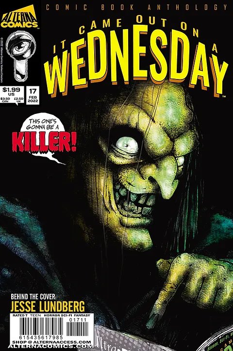 MikeNickellsCB's tweet photo. Some post Halloween reading on this raining day. It Came Out On a Wednesday is a really solid anthology comic. (492-495/500) #my500comicgoal @ALTERNACOMICS #itcameoutonwednesday https://t.co/PiOcdE1FuD