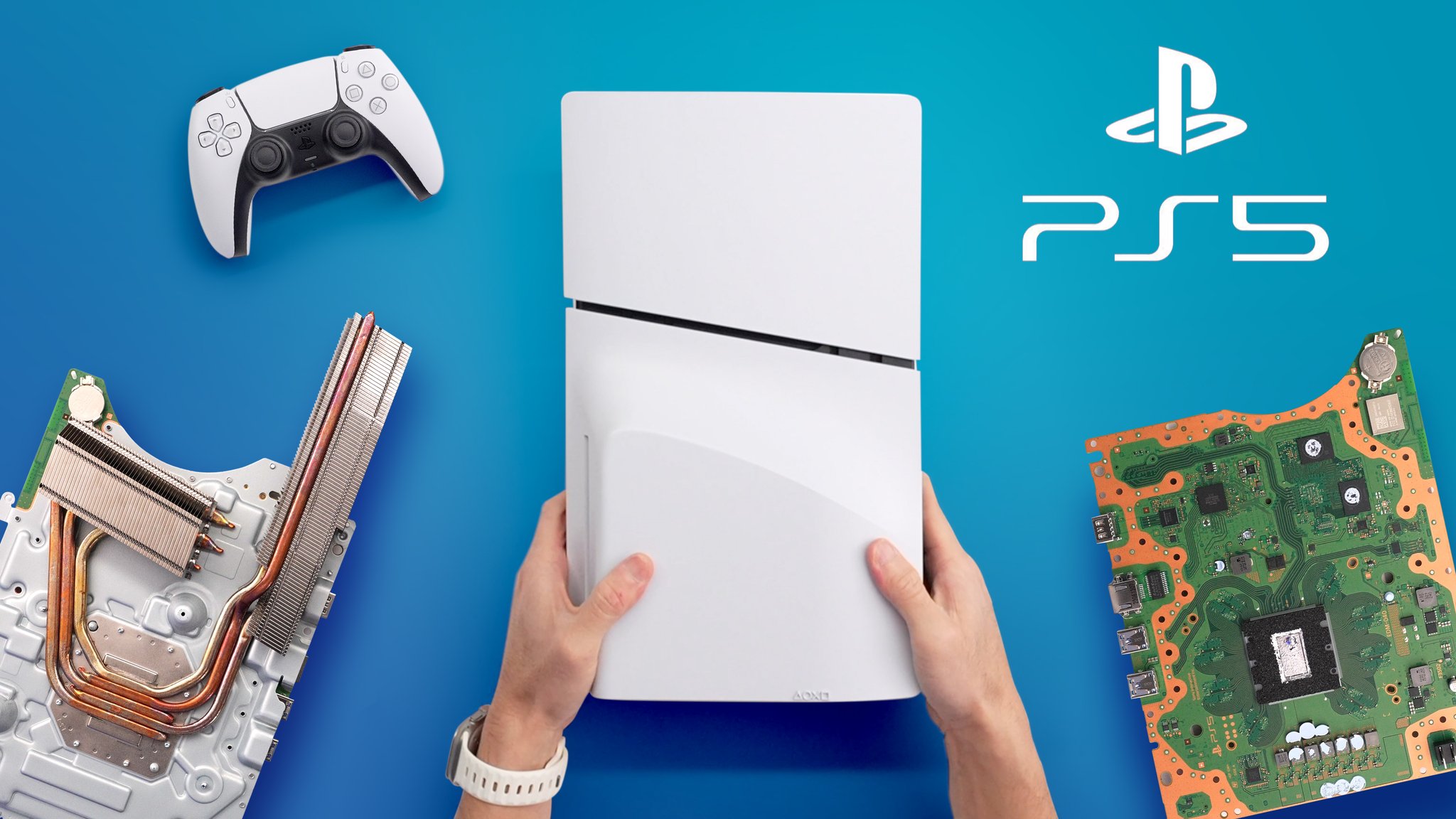 Dave Lee on X: Unboxing and Teardown of the Sony PS5 SLIM    / X