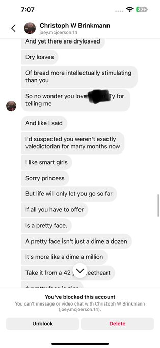 This guy, who goes by Gentle Pie Throwing Giant on UMD, found one of my friends personal instagram and