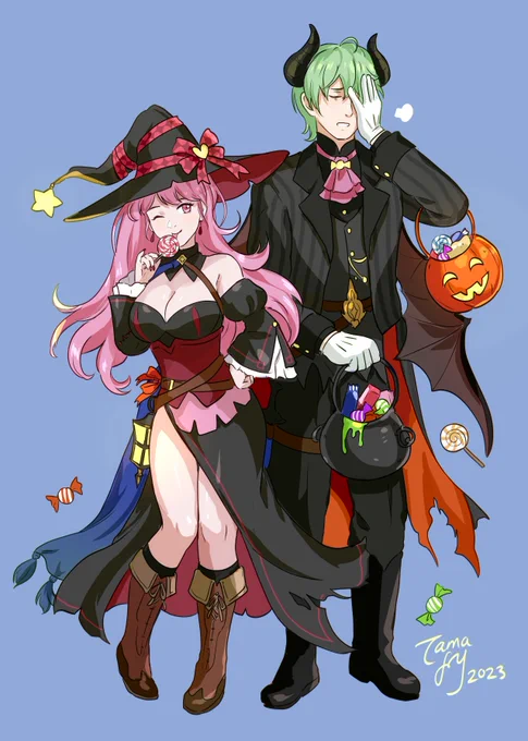 When do you stop letting your hot witch wife do what she wants? (eating all the Halloween candy?) #fe3h 